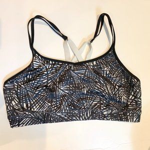 Champion C9 Palm Print Strappy Sports Bra